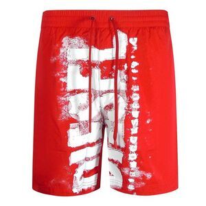 Diesel Mens BMBX-Powel Beach Board Shorts / Red